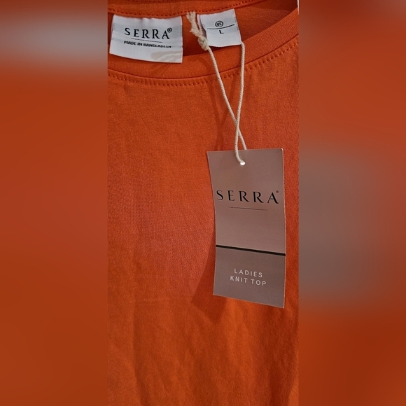 Serra - Fluttered Ruffled Sleeves Round Neck Lightweight Top​​​ - Picture 4 of 7